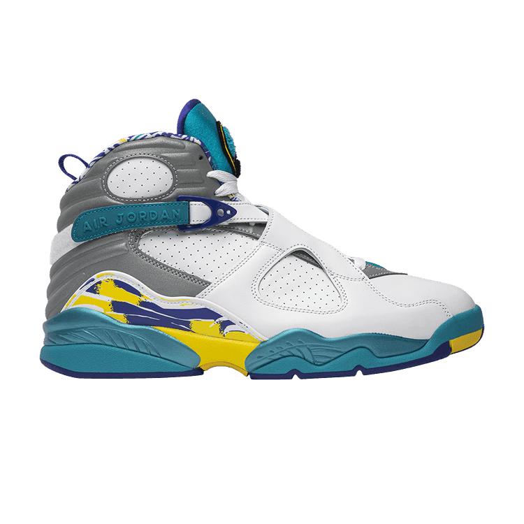 Wmns Air Jordan 8 Retro 'White Aqua' White/Varsity Red-Bright Concord