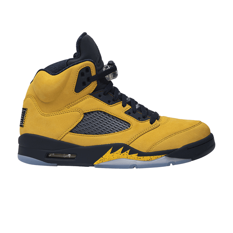 Air Jordan 5 Retro SP 'Michigan' Amarillo/College Navy-Amarillo
