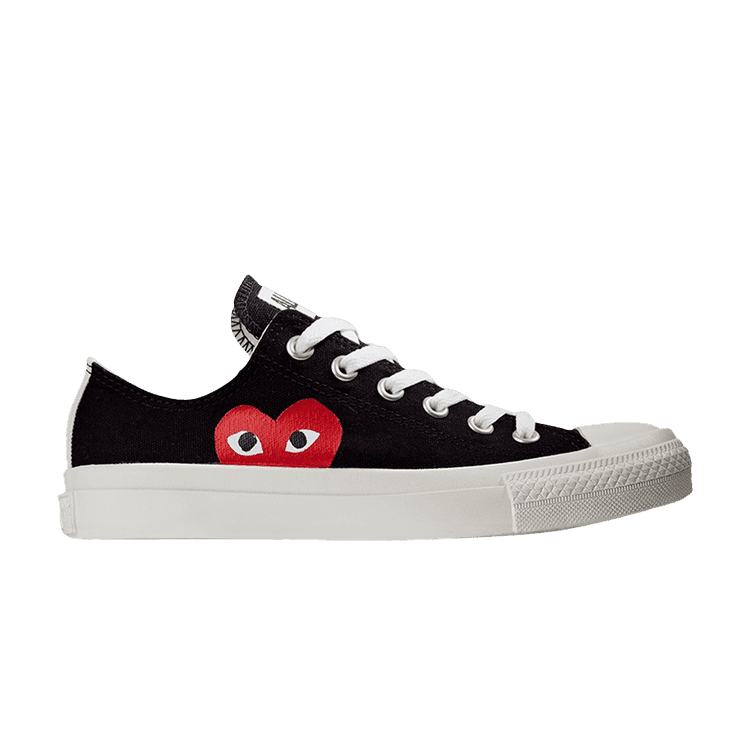 Comme des Garçons PLAY x Converse Chuck Taylor All Star Low 'Black' Black