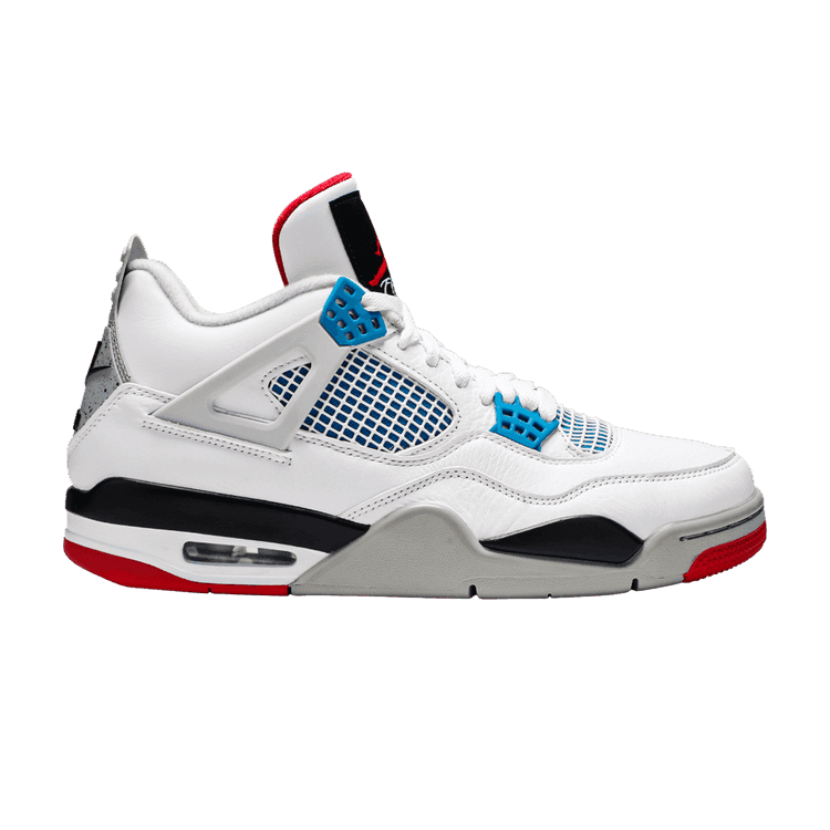 Air Jordan 4 Retro SE 'What The 4' White/Military Blue/Fire Red/Tech Grey