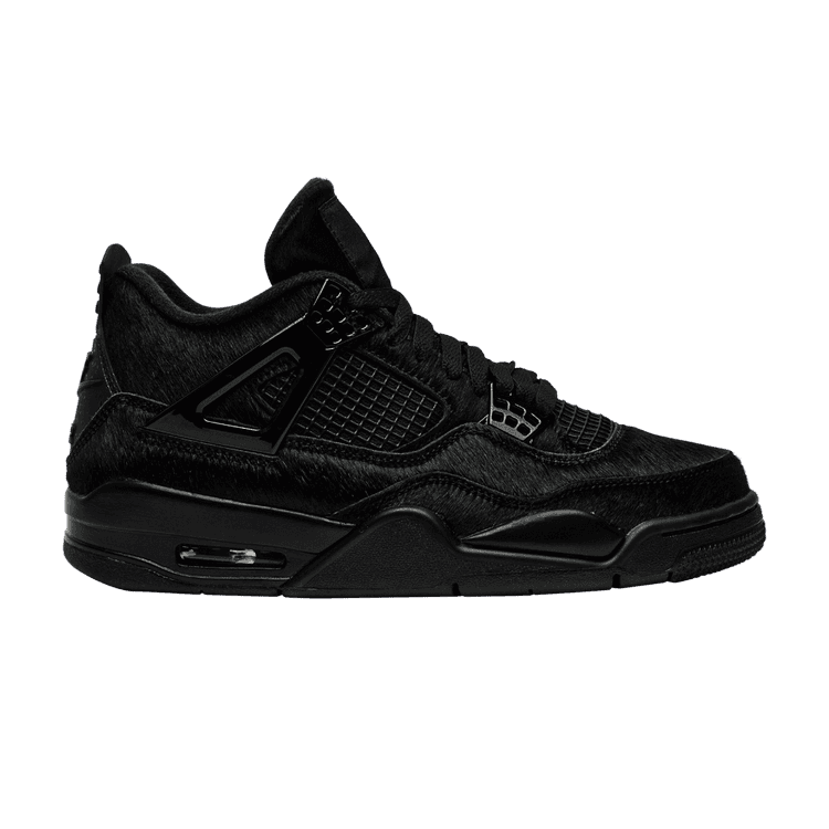 Olivia Kim x Wmns Air Jordan 4 Retro 'No Cover' Black/Black/Black