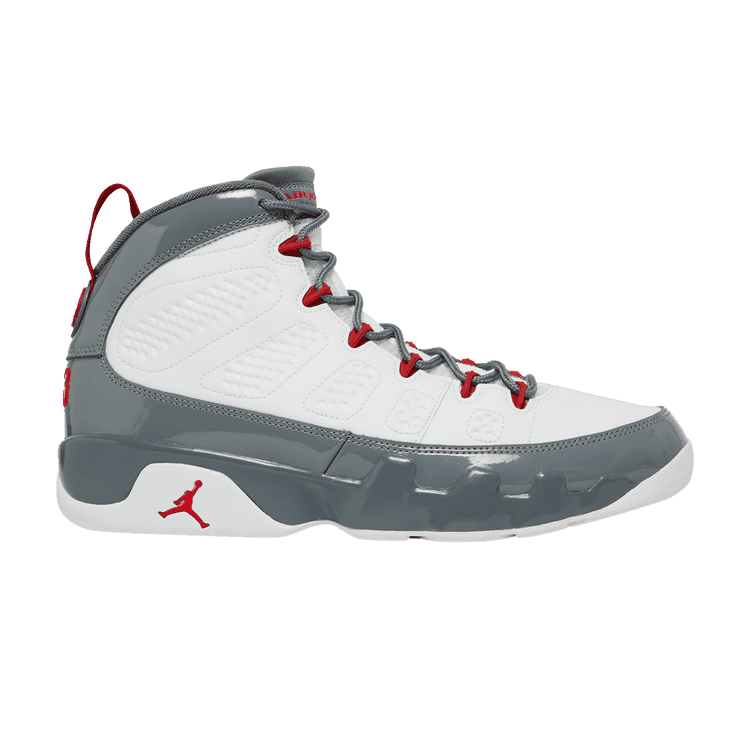 Air Jordan 9 Retro 'Fire Red' White/Cool Grey/Fire Red