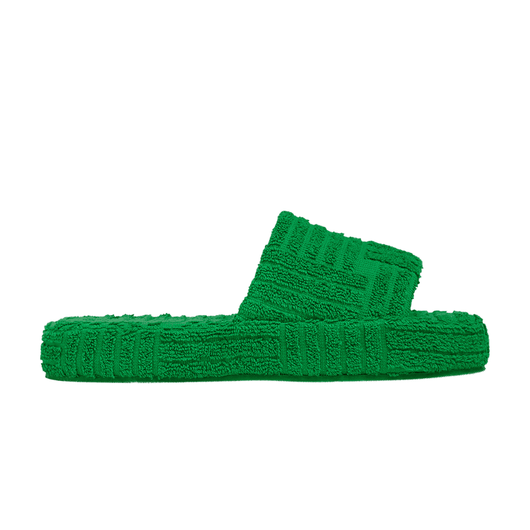 Bottega Veneta Wmns Resort Sponge Slide 'Grass' Grass