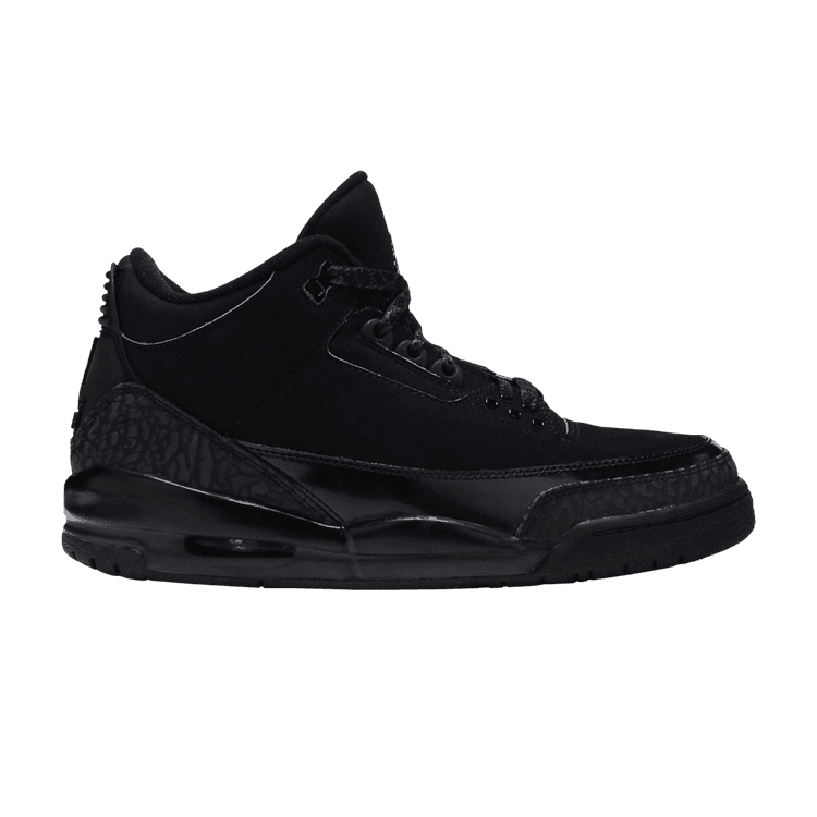 Air Jordan 3 Retro 'Black Cat' Black/Dark Charcoal-Black