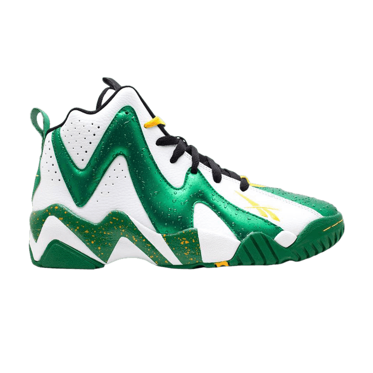 Reebok Kamikaze 2 'Seattle Supersonics' 2013 Wht/Green/Yellow/Black