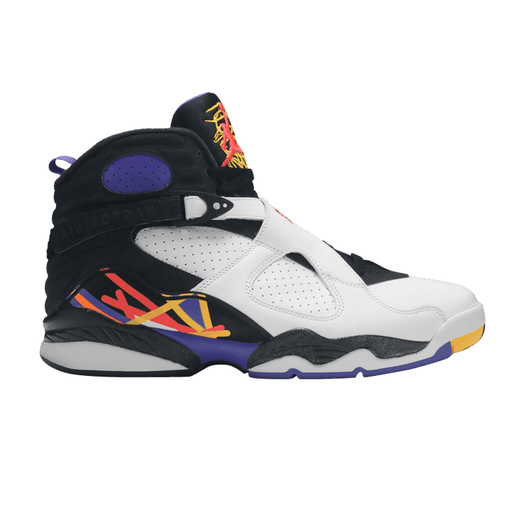 Air Jordan 8 'Three-Peat' White/Bright Concord-Black-Infrared