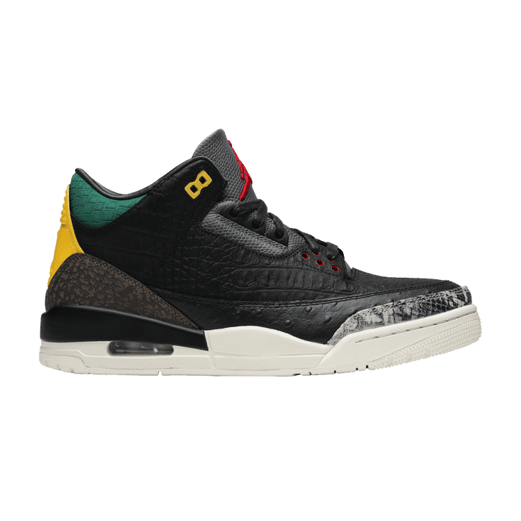 Air Jordan 3 Retro SE 'Animal Instinct 2.0' Black/Black/White/Gorge Green