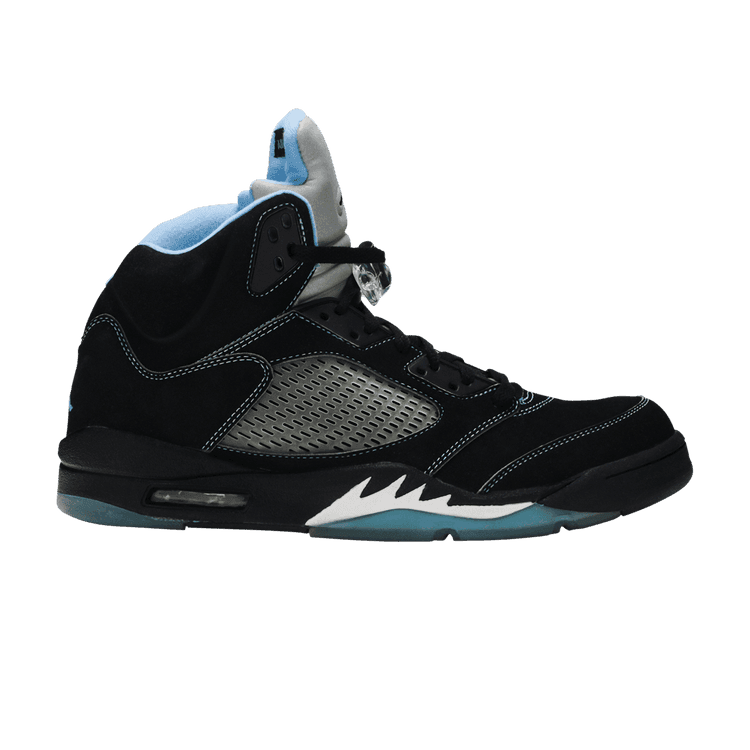 Air Jordan 5 Retro LS 'UNC' Black/University Blue-White