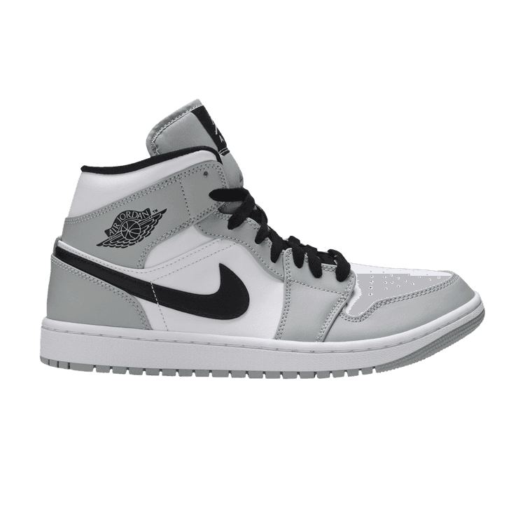 Air Jordan 1 Mid 'Smoke Grey' Light Smoke Grey/Black/White