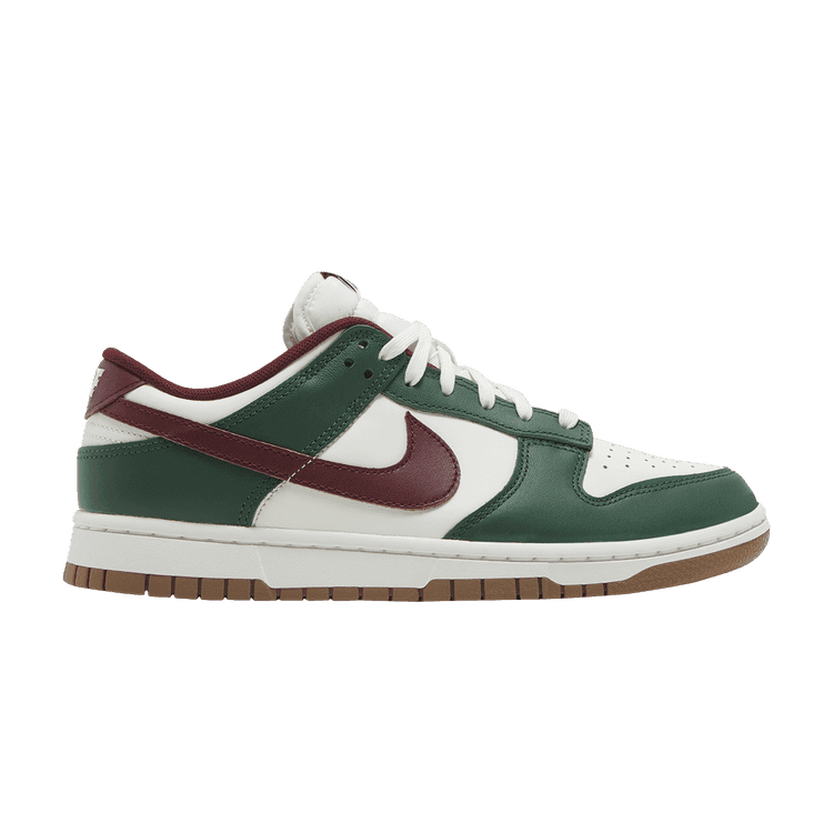 Nike Dunk Low 'Gorge Green Team Red' Gorge Green/White/Team Red/Gum Medium Brown