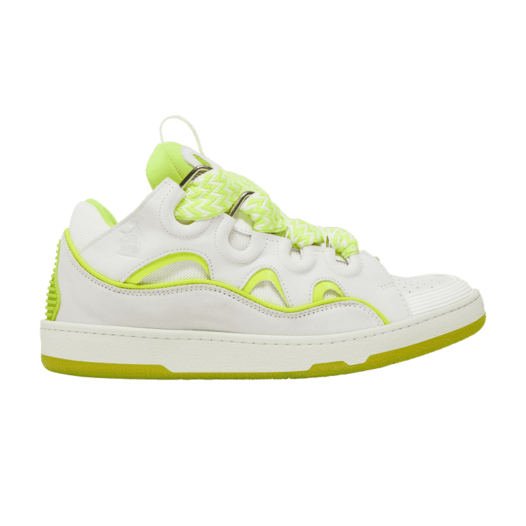 Lanvin Curb Sneakers 'White Fluo Yellow' White/Fluo Yellow
