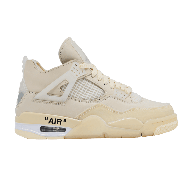 Off-White x Wmns Air Jordan 4 Retro SP 'Sail' Sail/Muslin/White/Black