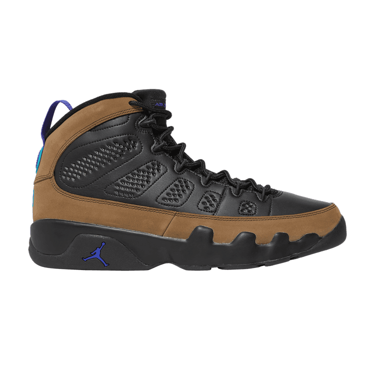 Air Jordan 9 Retro 'Olive Concord' Black/Bright Concord/Light Olive/Aquatone