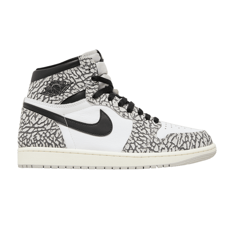 Air Jordan 1 Retro High OG 'White Cement' Tech Grey/Muslin/Black/White