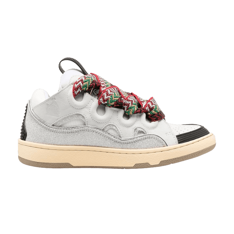 Lanvin Wmns Curb Sneakers 'White Glitter' White