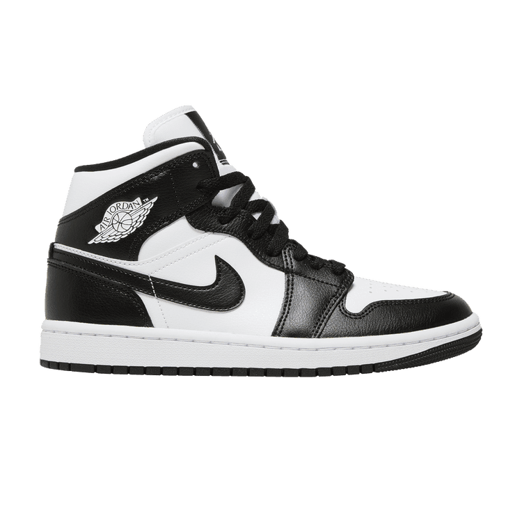 Wmns Air Jordan 1 Mid 'Panda' White/Black/White