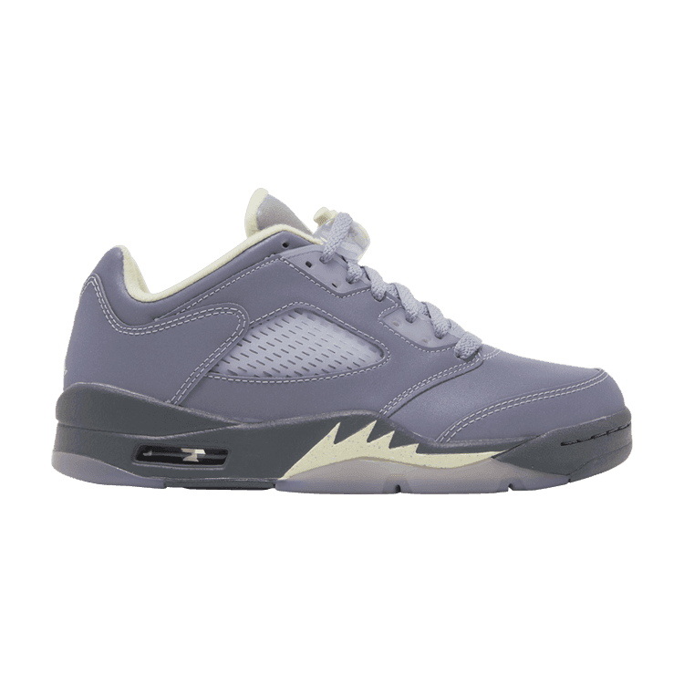 Wmns Air Jordan 5 Retro Low 'Indigo Haze' Indigo Haze/Fire Red/Metallic Silver/Alabaster/Flint Grey