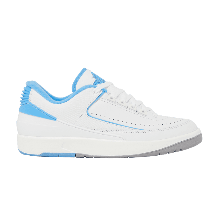 Air Jordan 2 Retro Low 'UNC' White/University Blue/Cement Grey