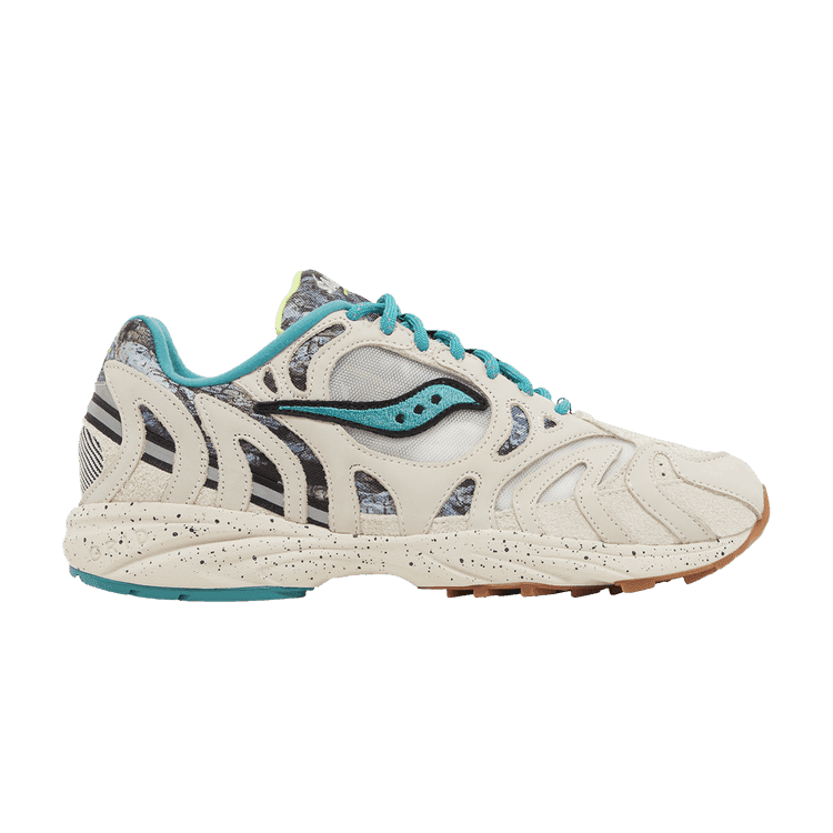 Saucony Grid Azura 2000 'Creme Blue' Creme/Blue