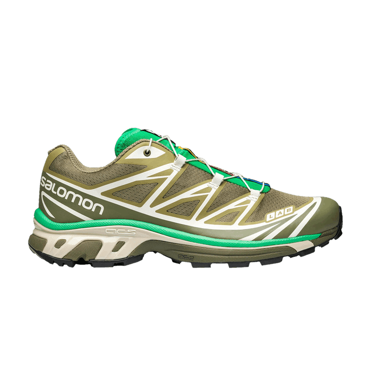 Salomon XT-6 'Dried Herb' Dried Herb/Deep Lichen Green/Bright Green
