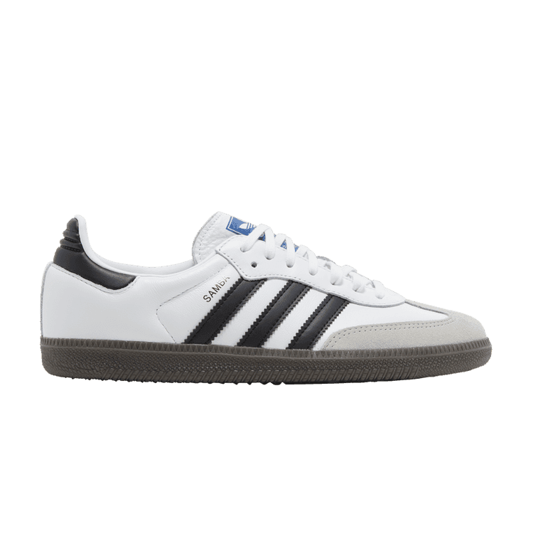 adidas Samba OG J 'White Black Gum' Cloud White/Core Black/Gum