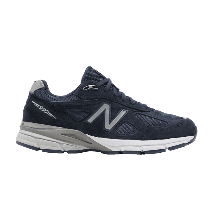 New Balance 990v4 Made in USA 'Navy' 2023 Navy/Silver