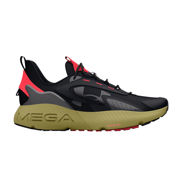 Under Armour HOVR Mega 2 MVMNT 'Black Green' Black/Jet Grey/Reflective