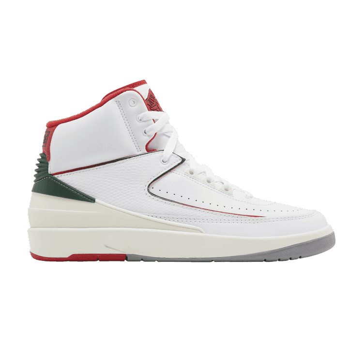 Air Jordan 2 Retro 'Origins' White/Fire Red/Fir/Sail/Cement Grey