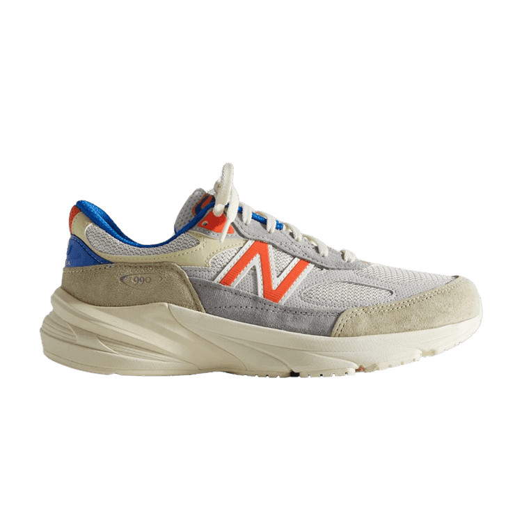 Kith x Madison Square Garden x New Balance 990v6 Made in USA 'New York Knicks' Angora/Royal Blue