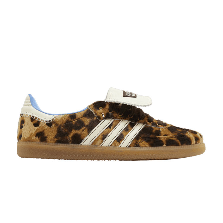 Wales Bonner x adidas Samba Pony 'Leopard' Dark Brown/Cream White