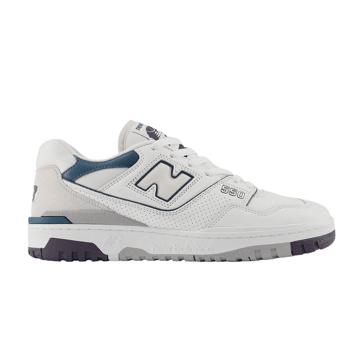New Balance 550 'White Interstellar' White/Interstellar/Deep Ocean