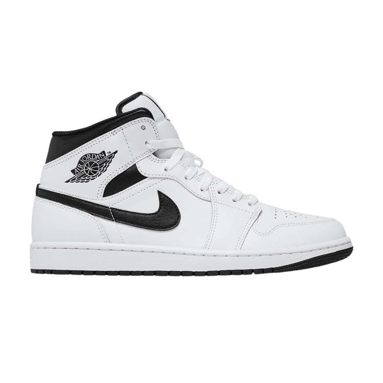 Air Jordan 1 Mid 'White Black' White/Black/White/Black
