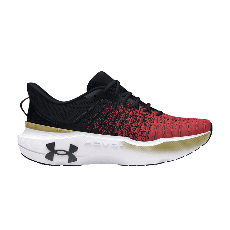 Under Armour HOVR Infinite Elite 'Black Red Solstice' Black/Red Solstice/Metallic Gold