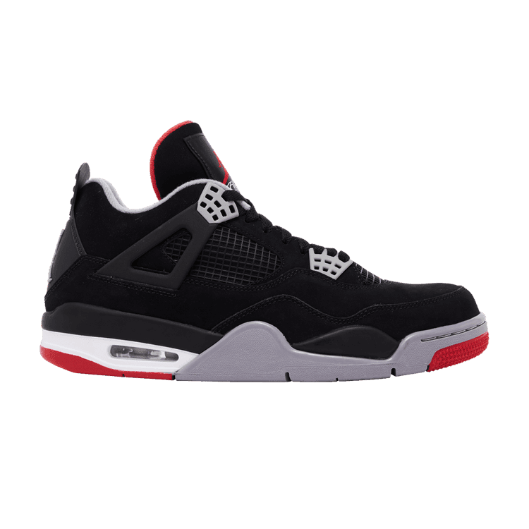 Air Jordan 4 Retro 'Bred' 2012 Black/Cement Grey/Fire Red