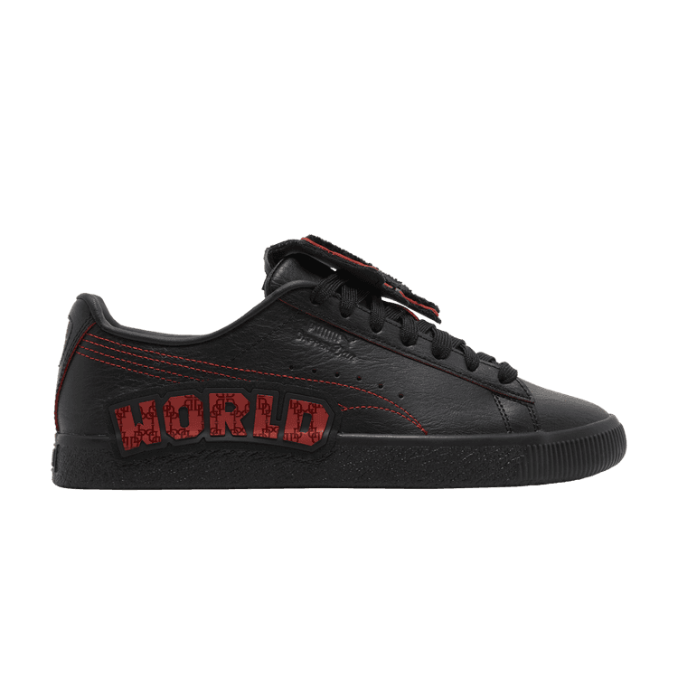 Dapper Dan x Puma Clyde 'Post Game Afterparty - Black' Black/Black/Burnt Red