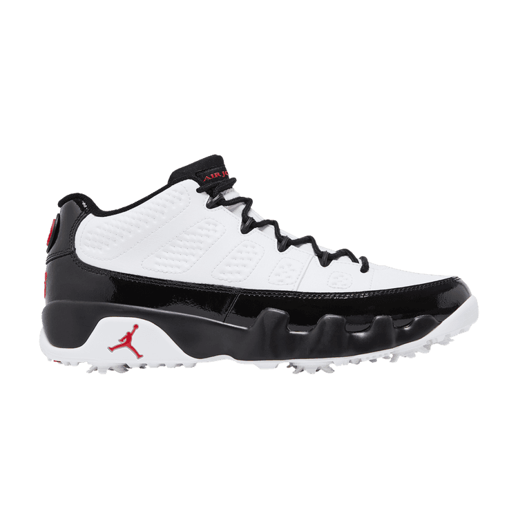 Air Jordan 9 Low Golf 'White Black True Red' White/True Red/Black