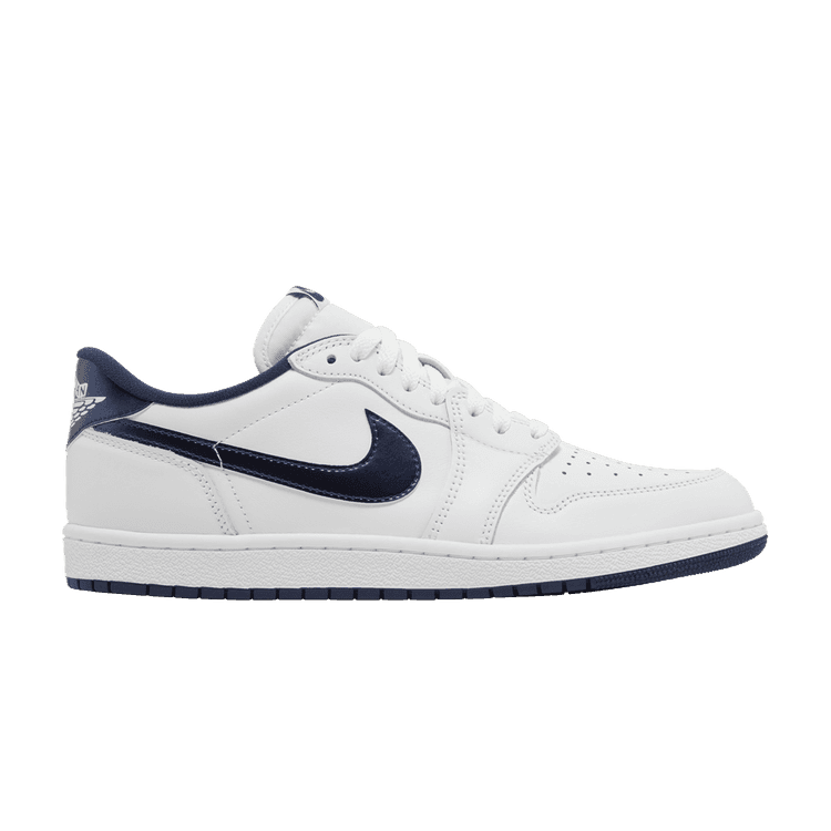 Air Jordan 1 Retro Low '85 OG 'Metallic Blue' 2024 Summit White/Navy/White