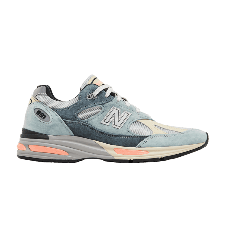 New Balance 991v2 Made In England 'Silver Blue Turbulence' Silver Blue/Turbulence/Quiet Grey