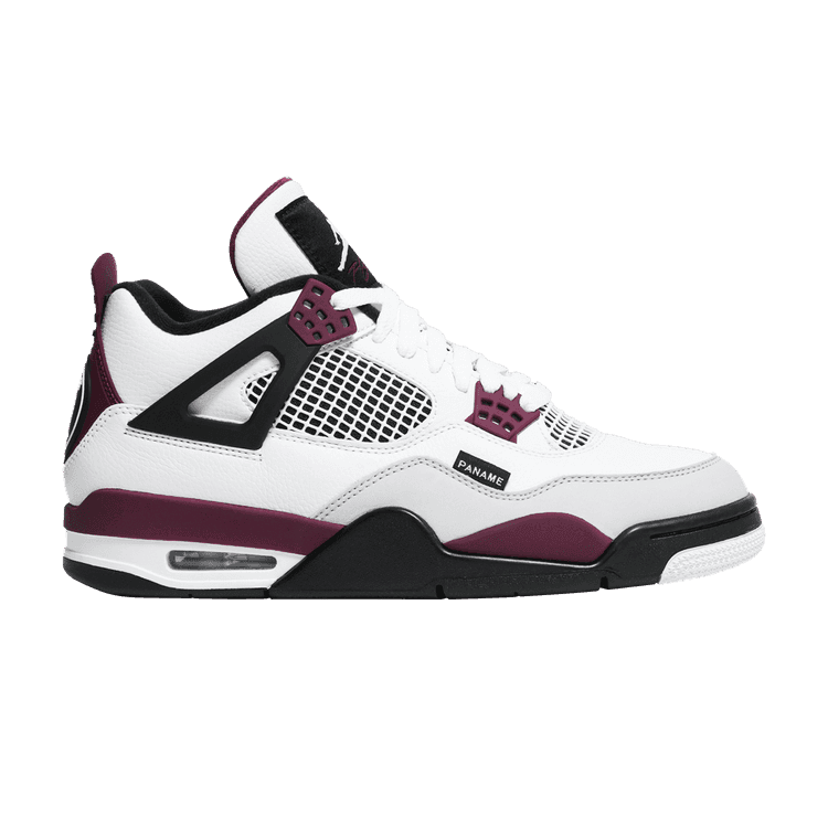 Paris Saint-Germain x Air Jordan 4 Retro 'Bordeaux' White/Neutral Grey/Black/Bordeaux