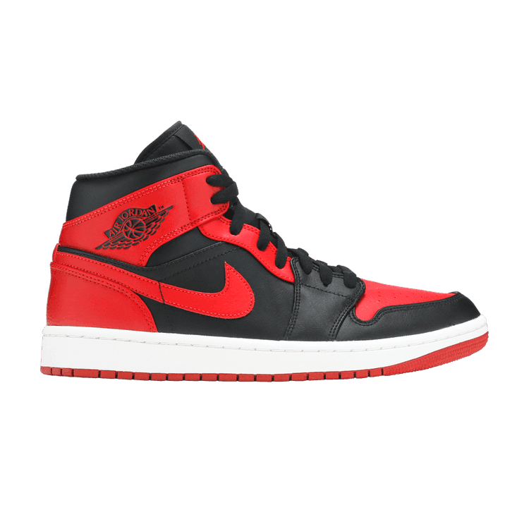 Air Jordan 1 Mid 'Banned' Black/University Red/Black/White