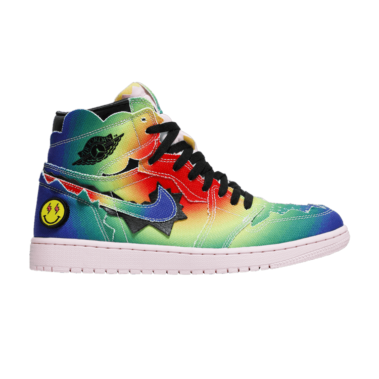 J. Balvin x Air Jordan 1 Retro OG High 'Colores Y Vibras' Multi-Color/Black/Pink Foam/Multi-Color