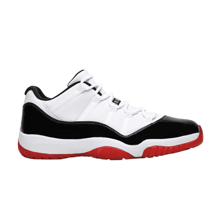 Air Jordan 11 Retro Low 'Concord-Bred' White/University Red/Black/True Red