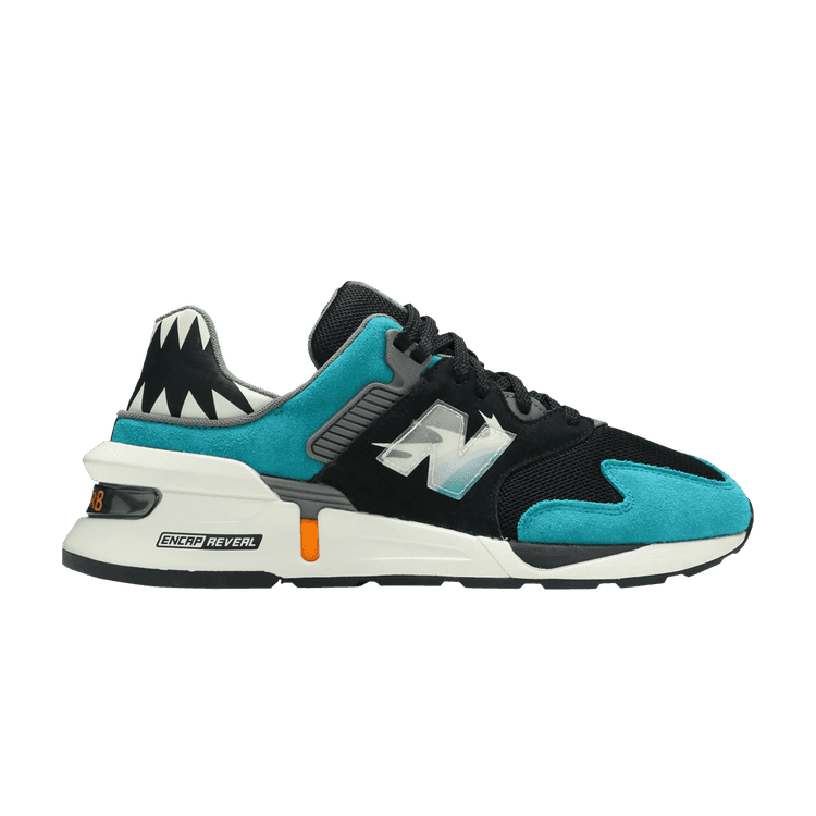 Shoe Palace x New Balance 997S 'Great White' Teal/Black/White/Orange