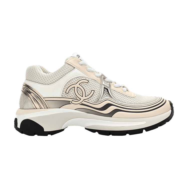 Chanel Wmns Sneaker 'Ivory Silver' Ivory/White/Silver