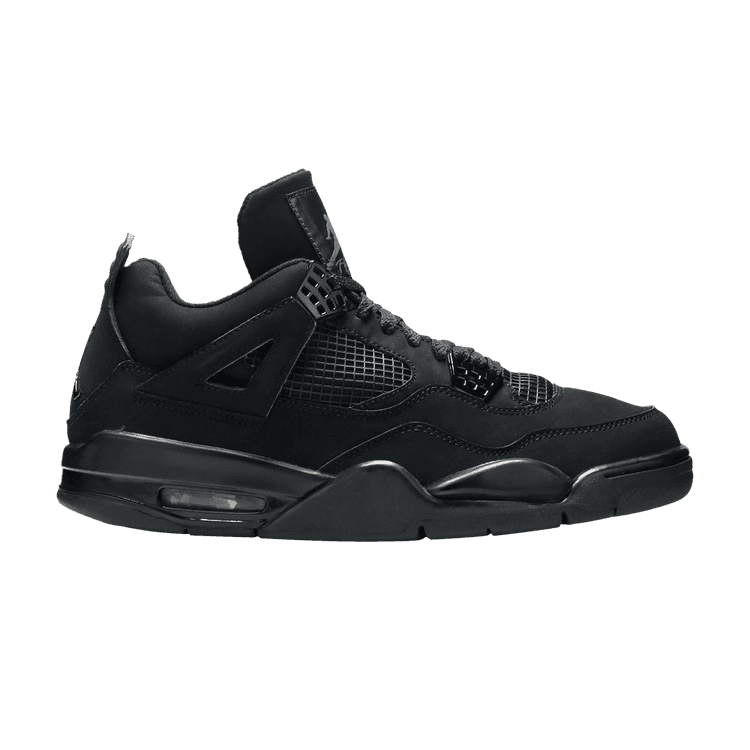 Air Jordan 4 Retro 'Black Cat' 2006 Black/Black/Light Graphite