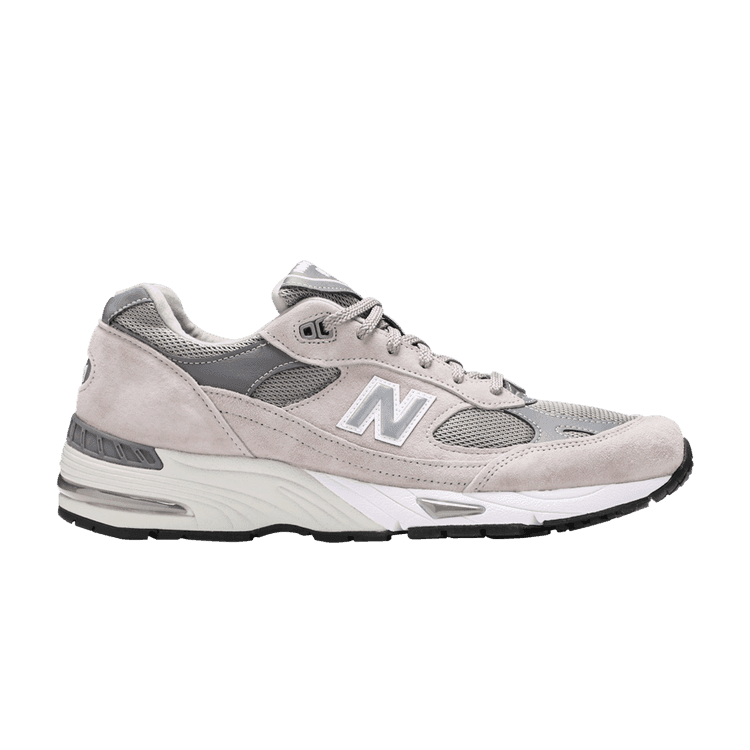 New Balance Men's 991 Made in England 'Grey White' Grey/White