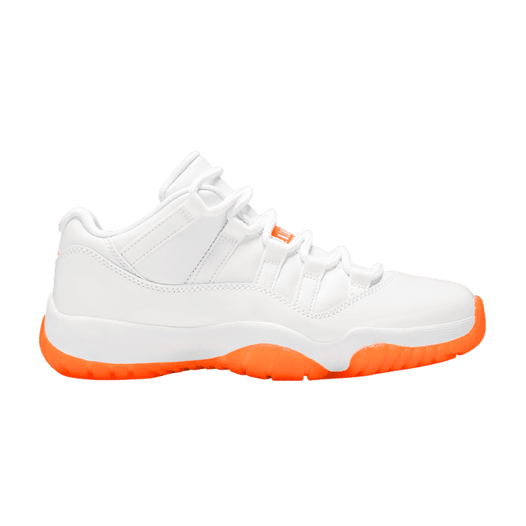 Wmns Air Jordan 11 Retro Low 'Bright Citrus' White/Bright Citrus