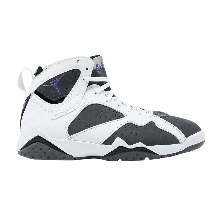 Air Jordan 7 Retro 'Flint' 2021 White/Flint Grey/Black/Varsity Purple
