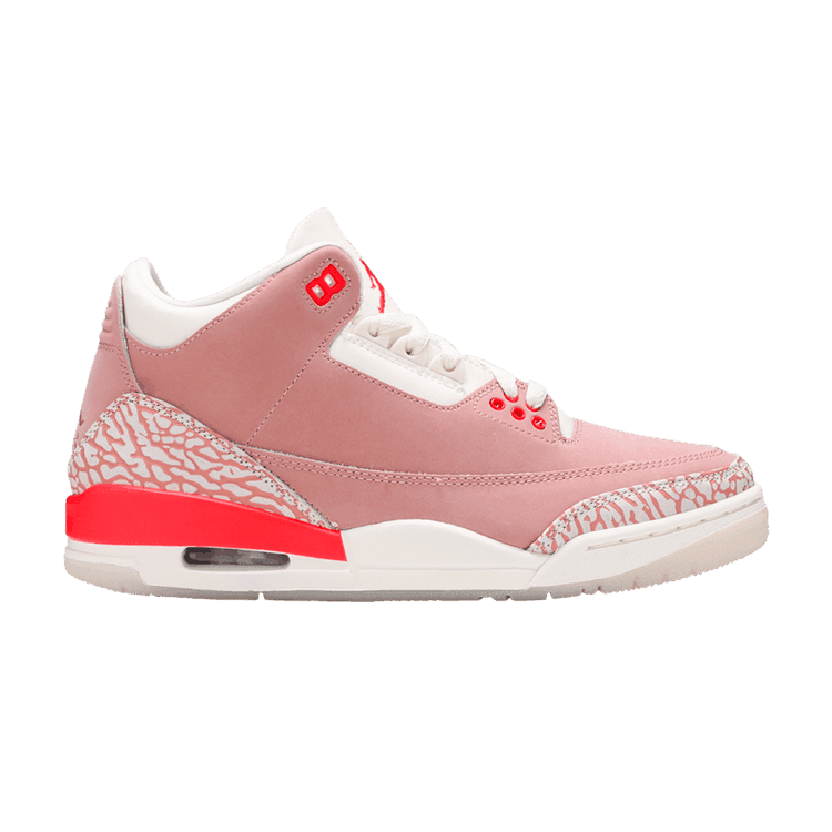 Wmns Air Jordan 3 Retro 'Rust Pink' Sail/Rust Pink/White/Crimson