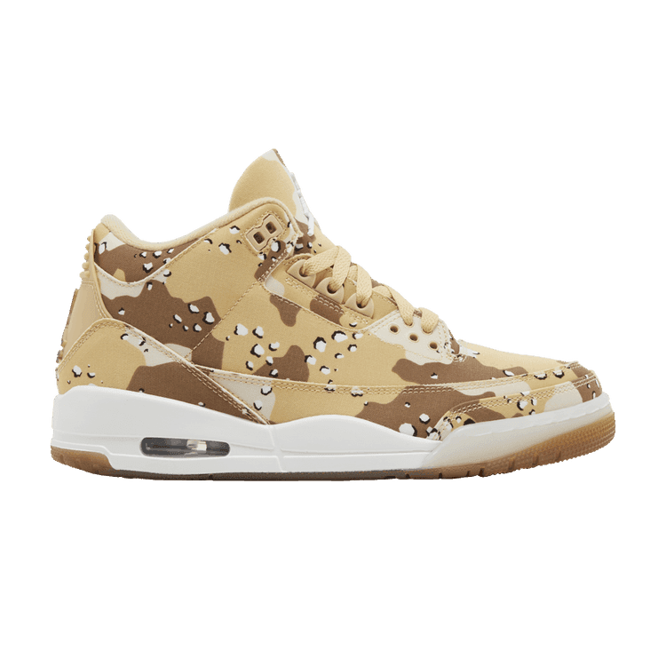 WNBA x Wmns Air Jordan 3 Retro 'Desert Camo' Dark Driftwood/Sail/Hemp/Velvet Brown/Brilliant Orange/White